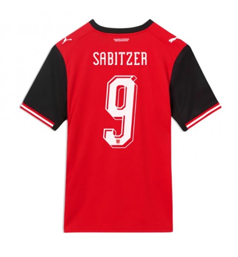 Rakousko Marcel Sabitzer #9 Domácí Dres MS 2026 Krátký Rukáv Rakousko Marcel Sabitzer #9 Domácí Dres MS 2026 Krátký Rukáv
